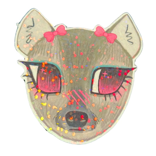 Girl Blogger Deer Sticker