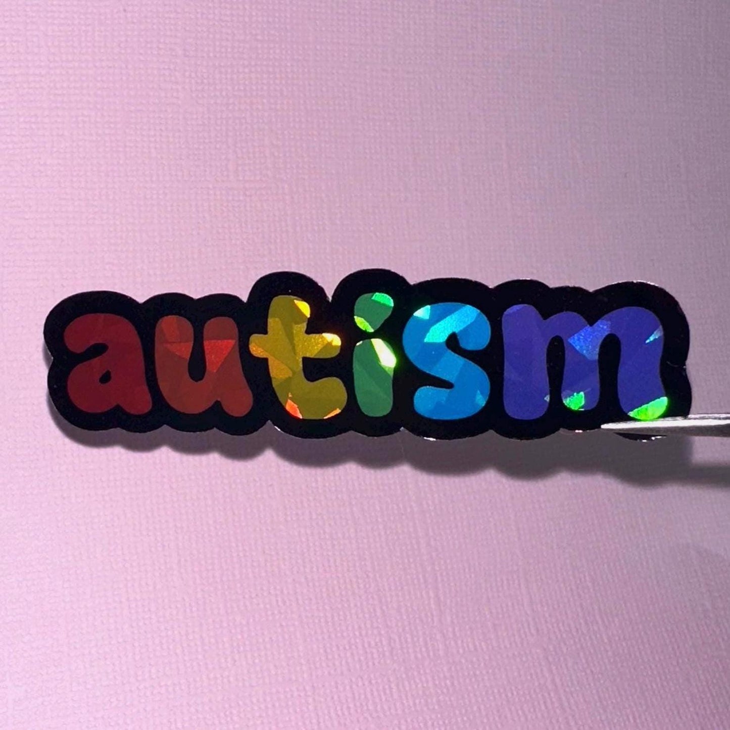 rainbow autism sticker