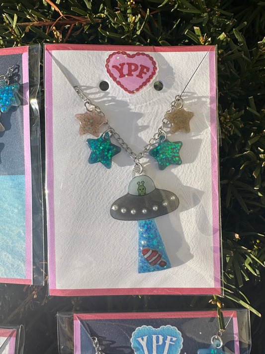 Ocean Fisherman UFO Necklace