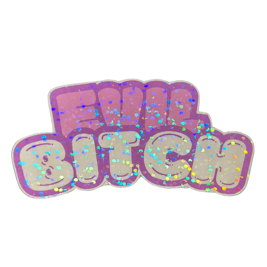 evil bitch sticker