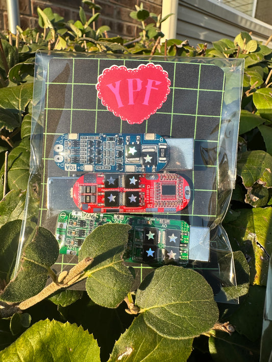 RGB circuit board hair clip set