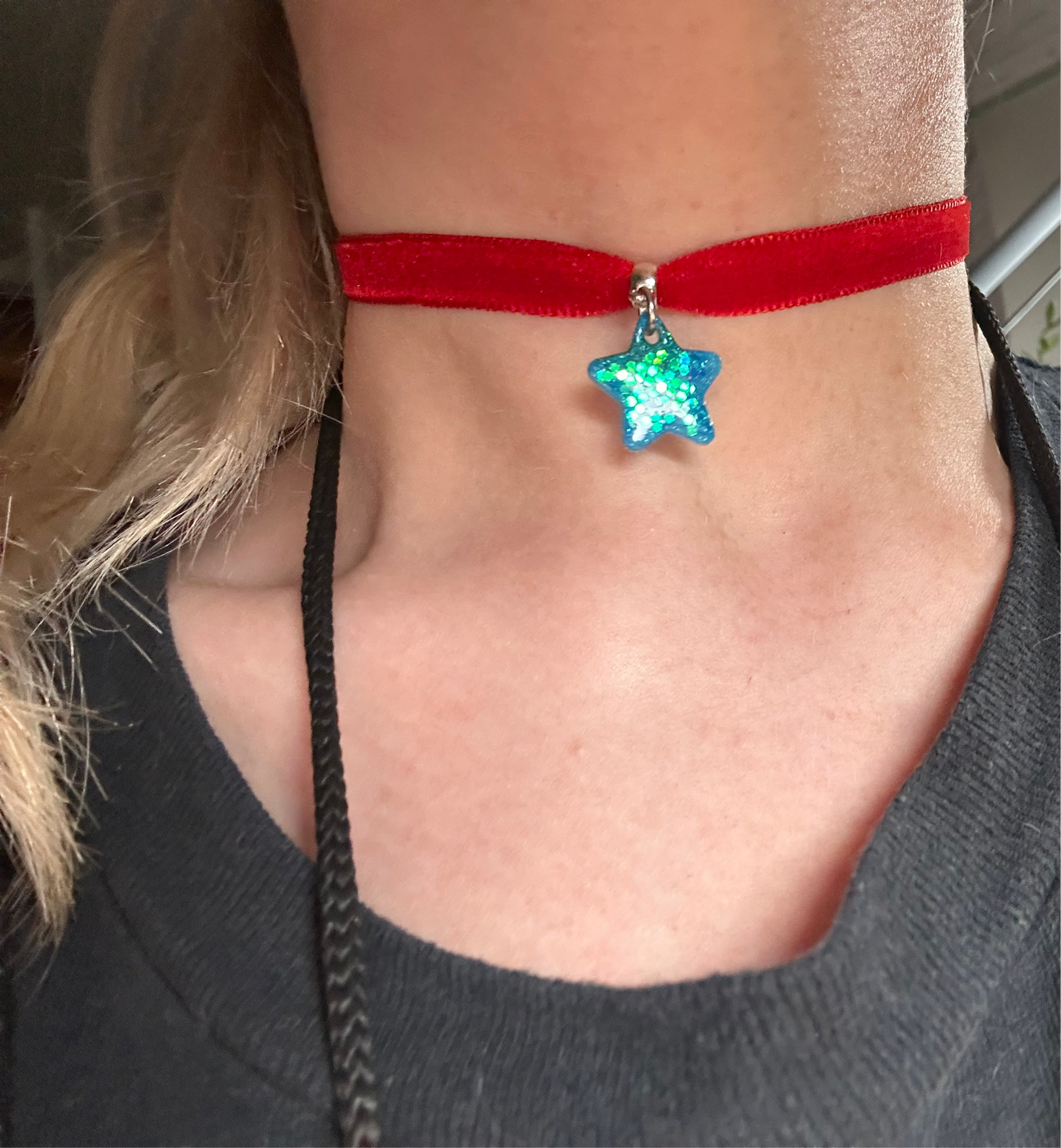 Star Ribbon Necklace