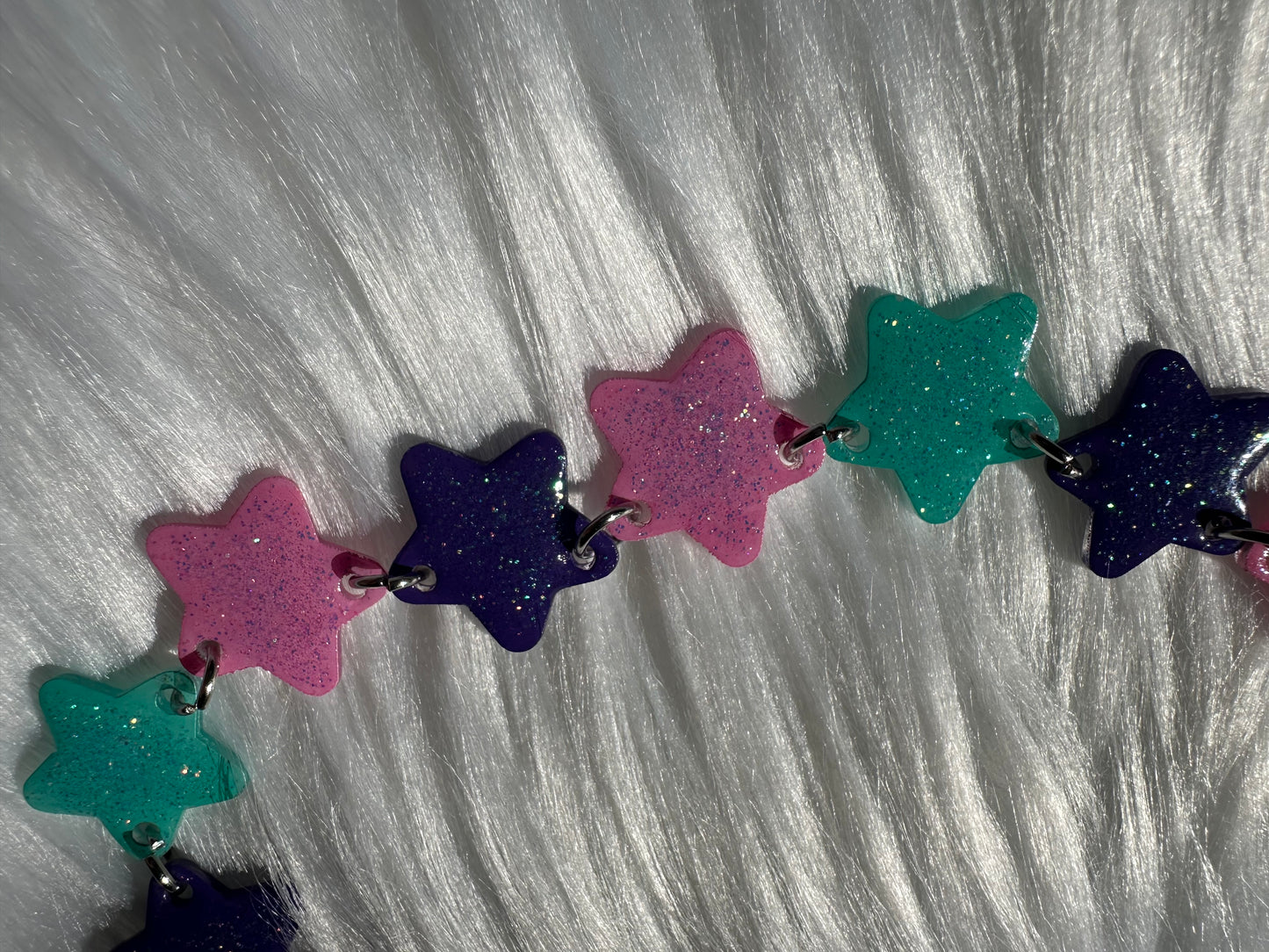 pastel star choker necklace