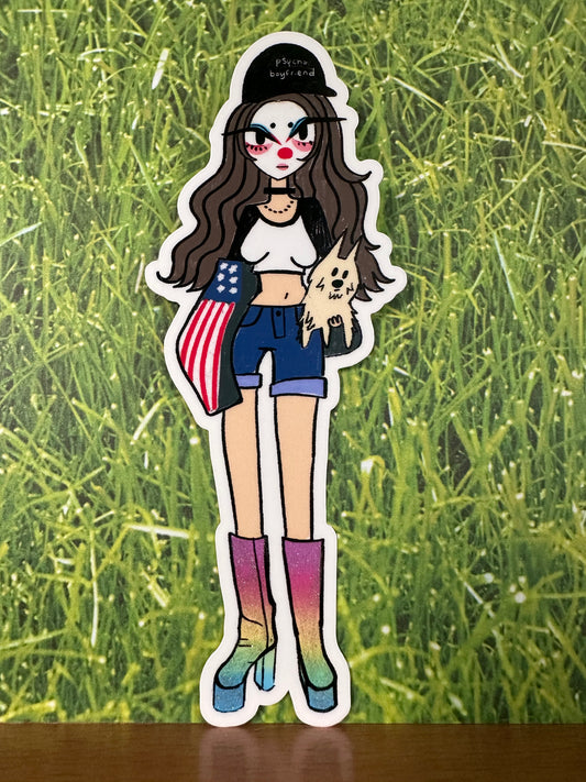 merica clown girl
