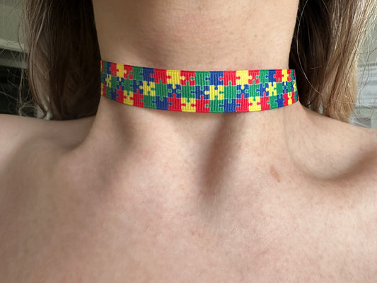 Awwtysm Ribbon Necklace