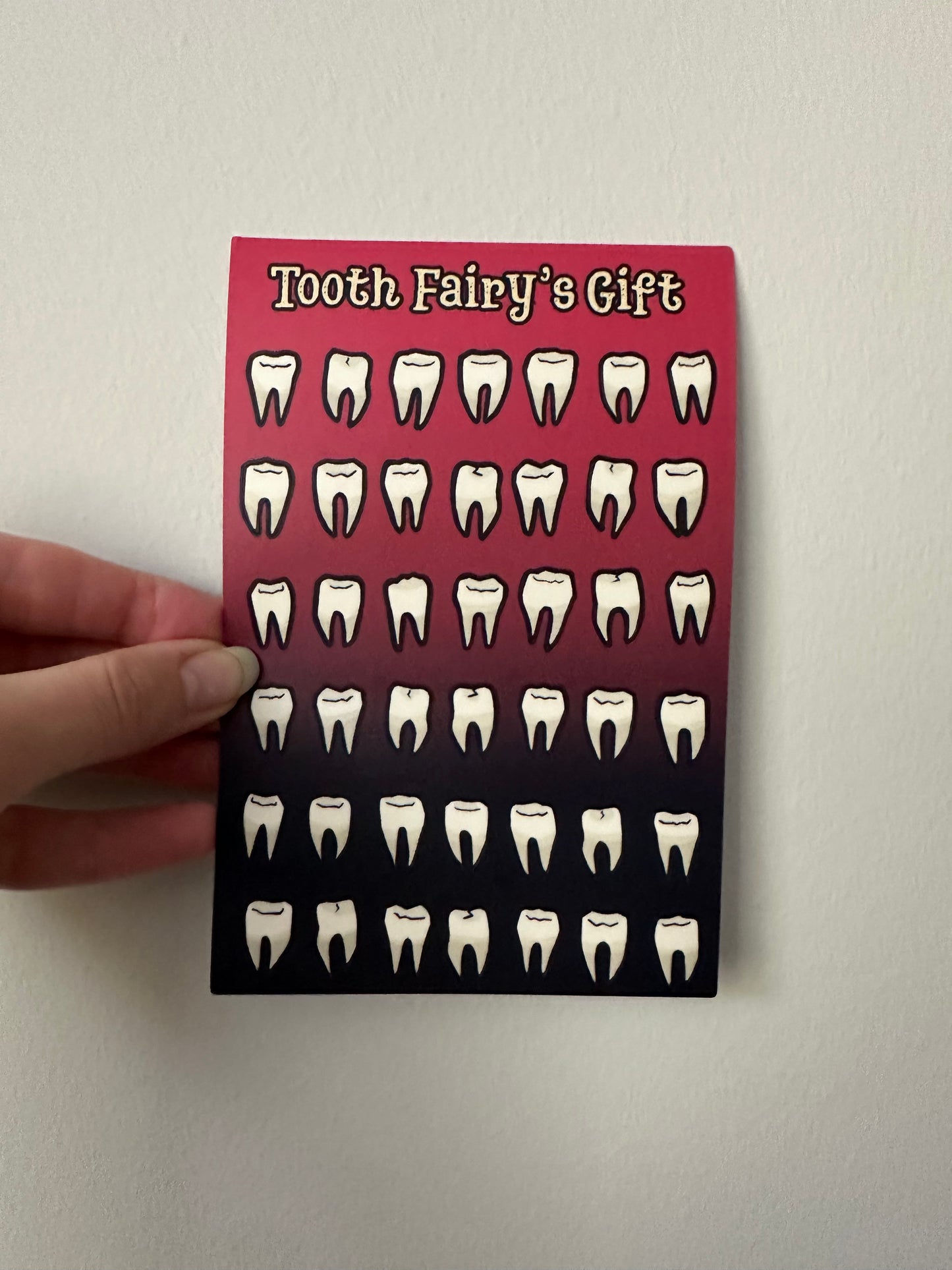 tooth fairy’s gift sticker sheet