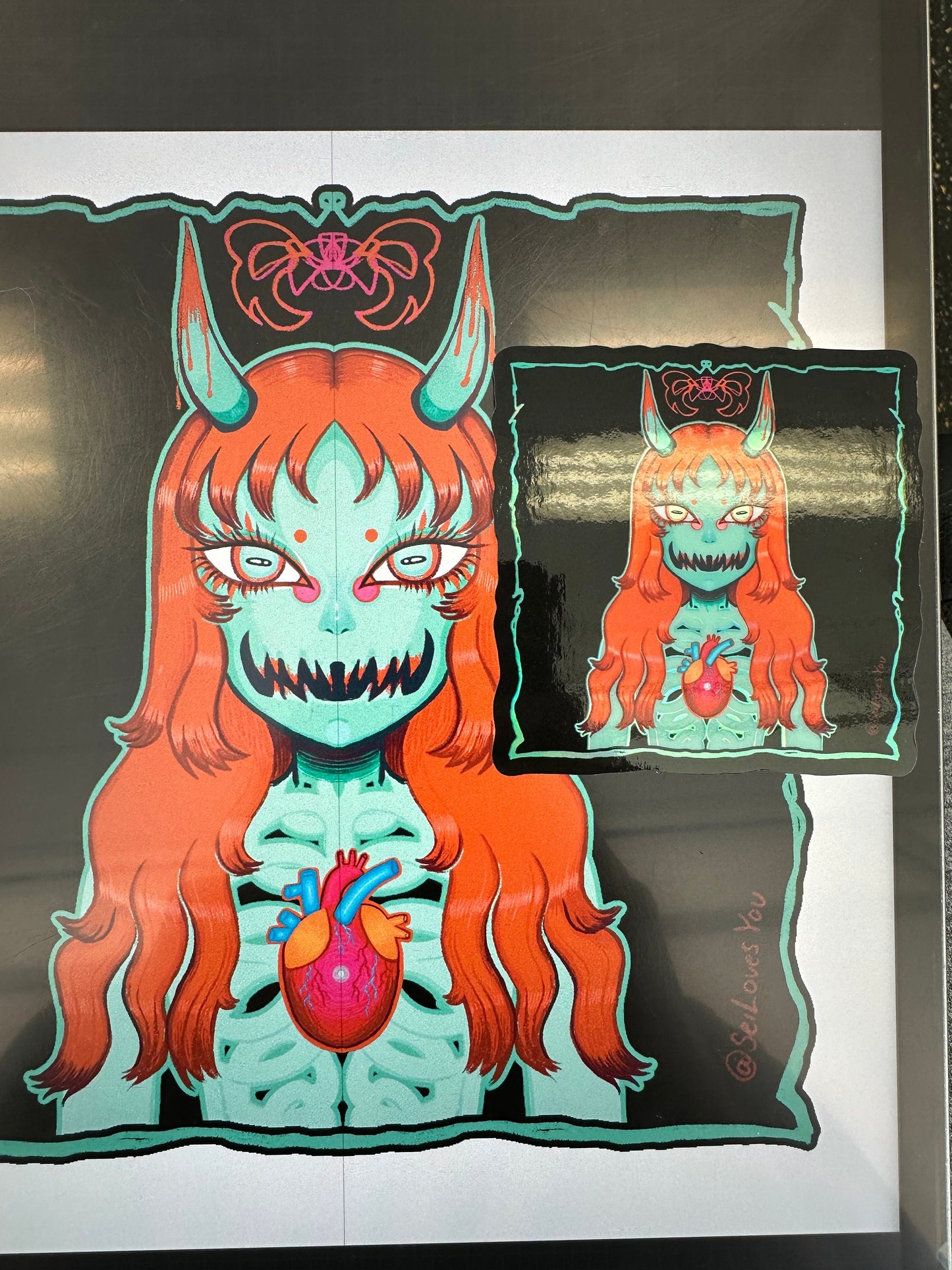 Void Girlfriend Yandere Psycho Femcel Sticker