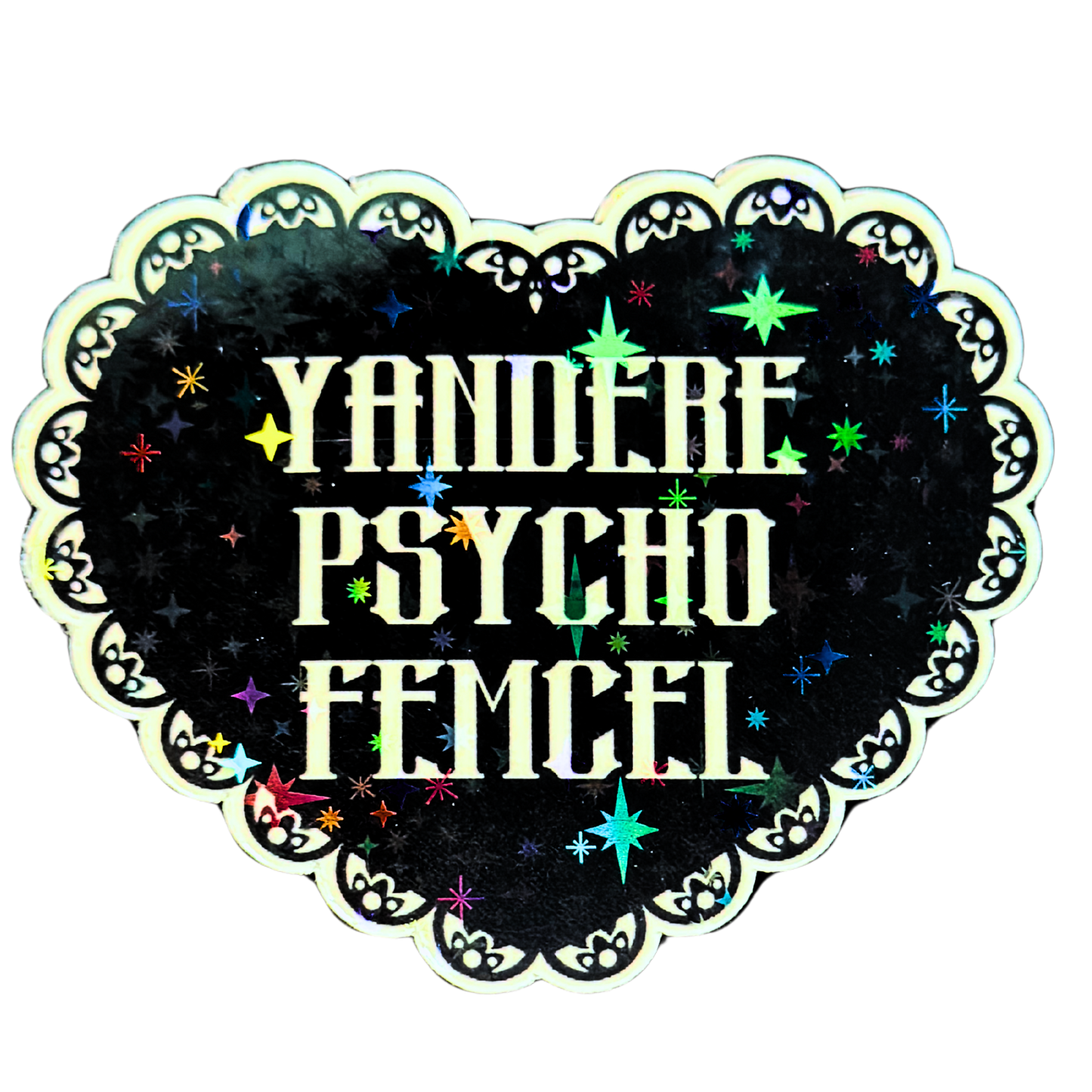Yandere Psycho Femcel Official Sticker
