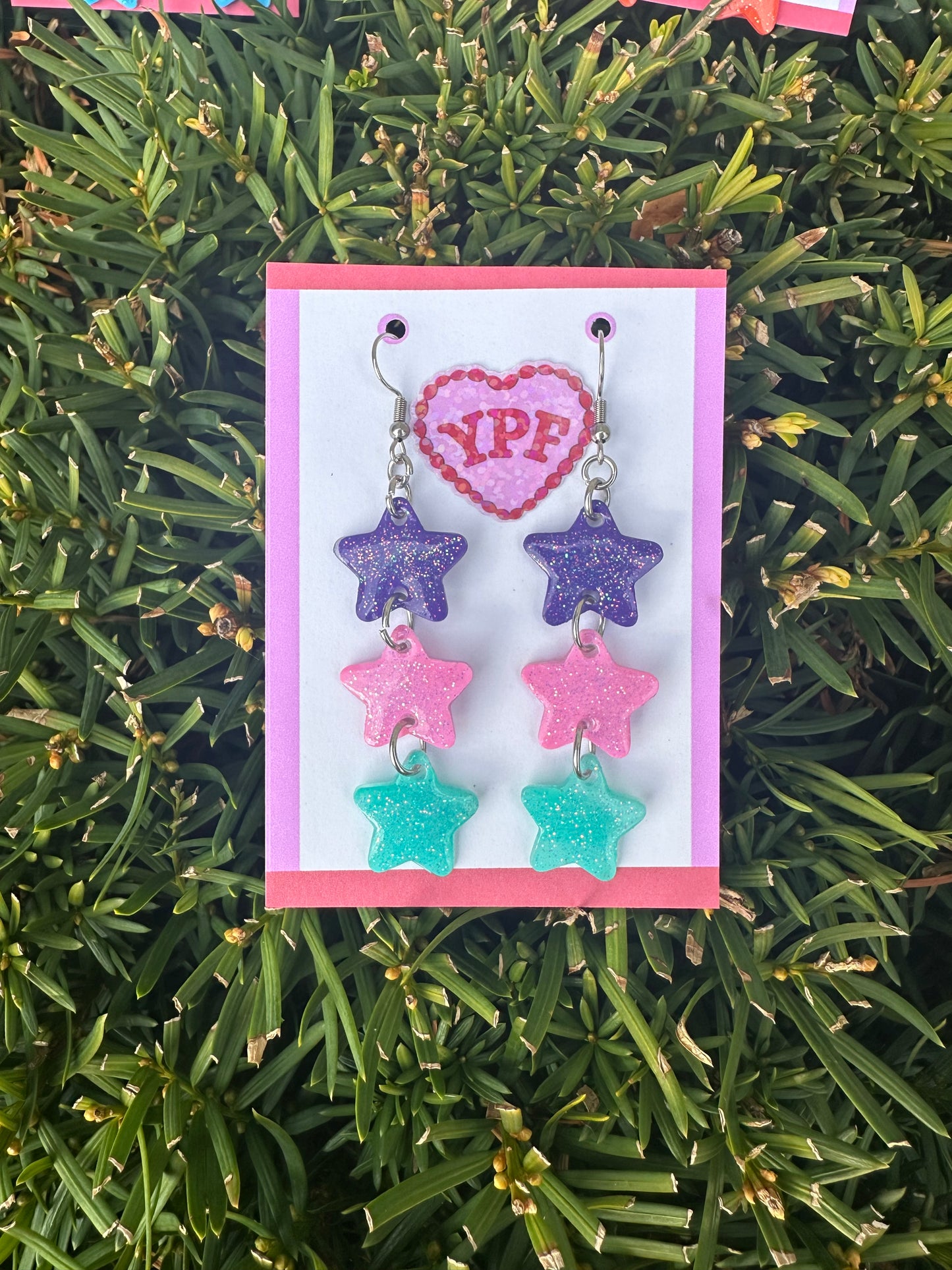Pastel Star Earrings