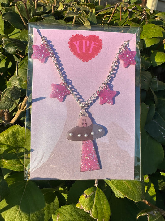 Pink Princess UFO necklace [DISCOUNT]
