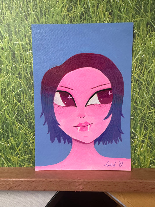happy pink girl <3
