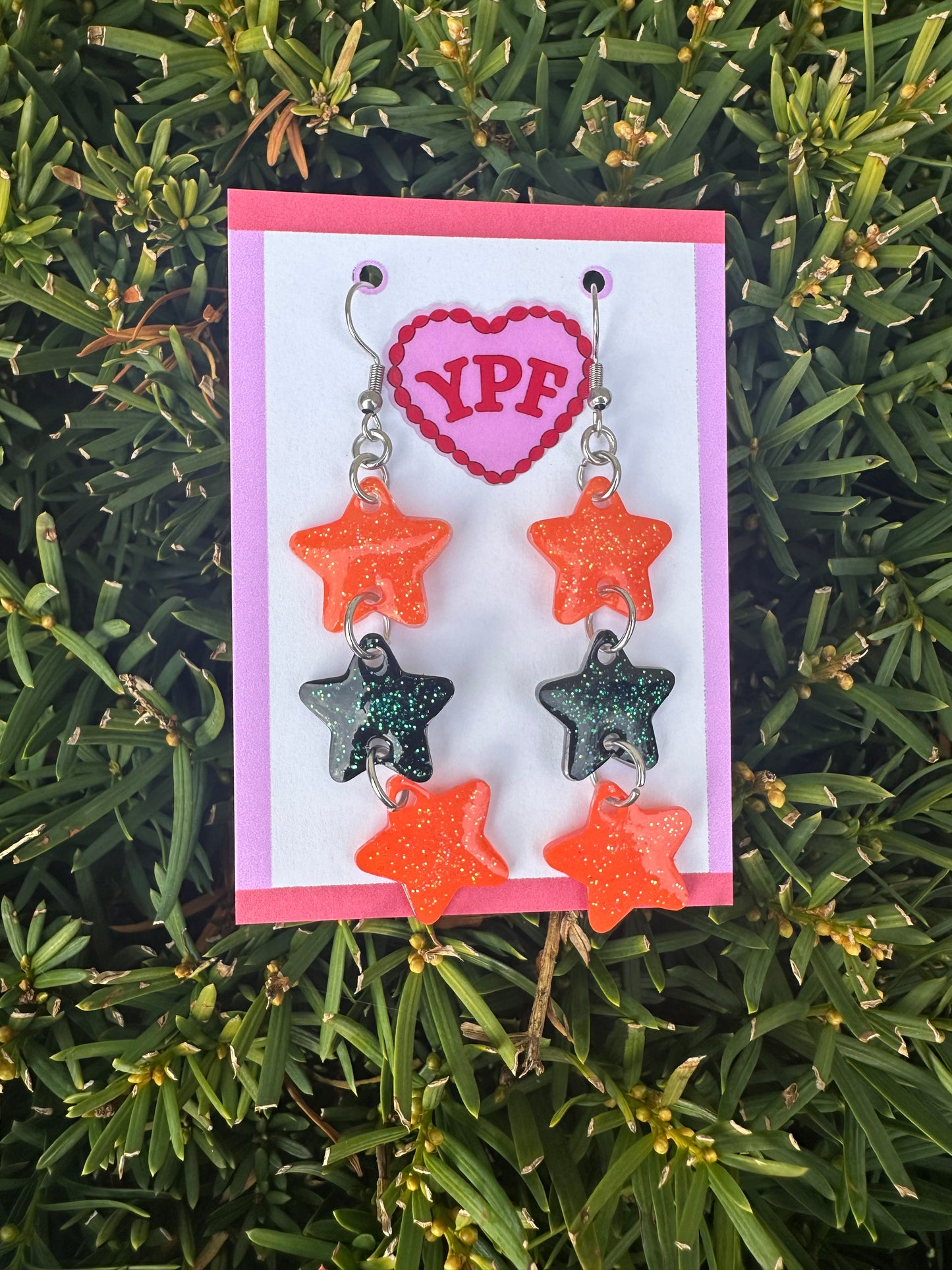 Halloween Star Earrings
