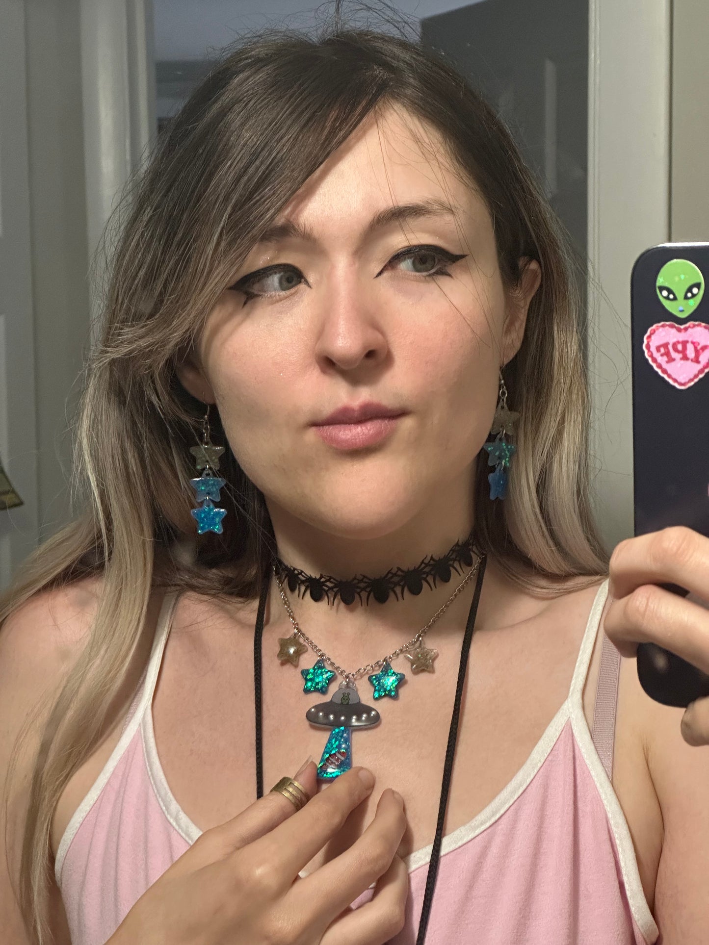 Ocean Fisherman UFO Necklace