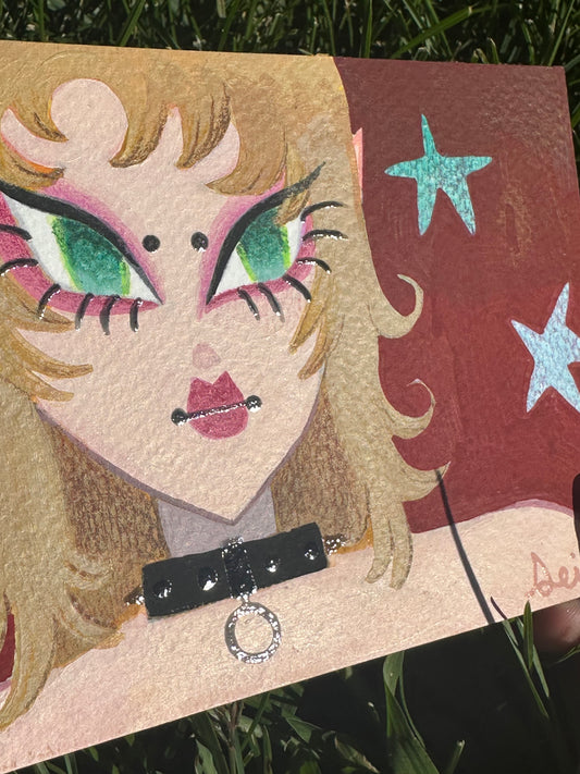 spiked blonde elf girl <3