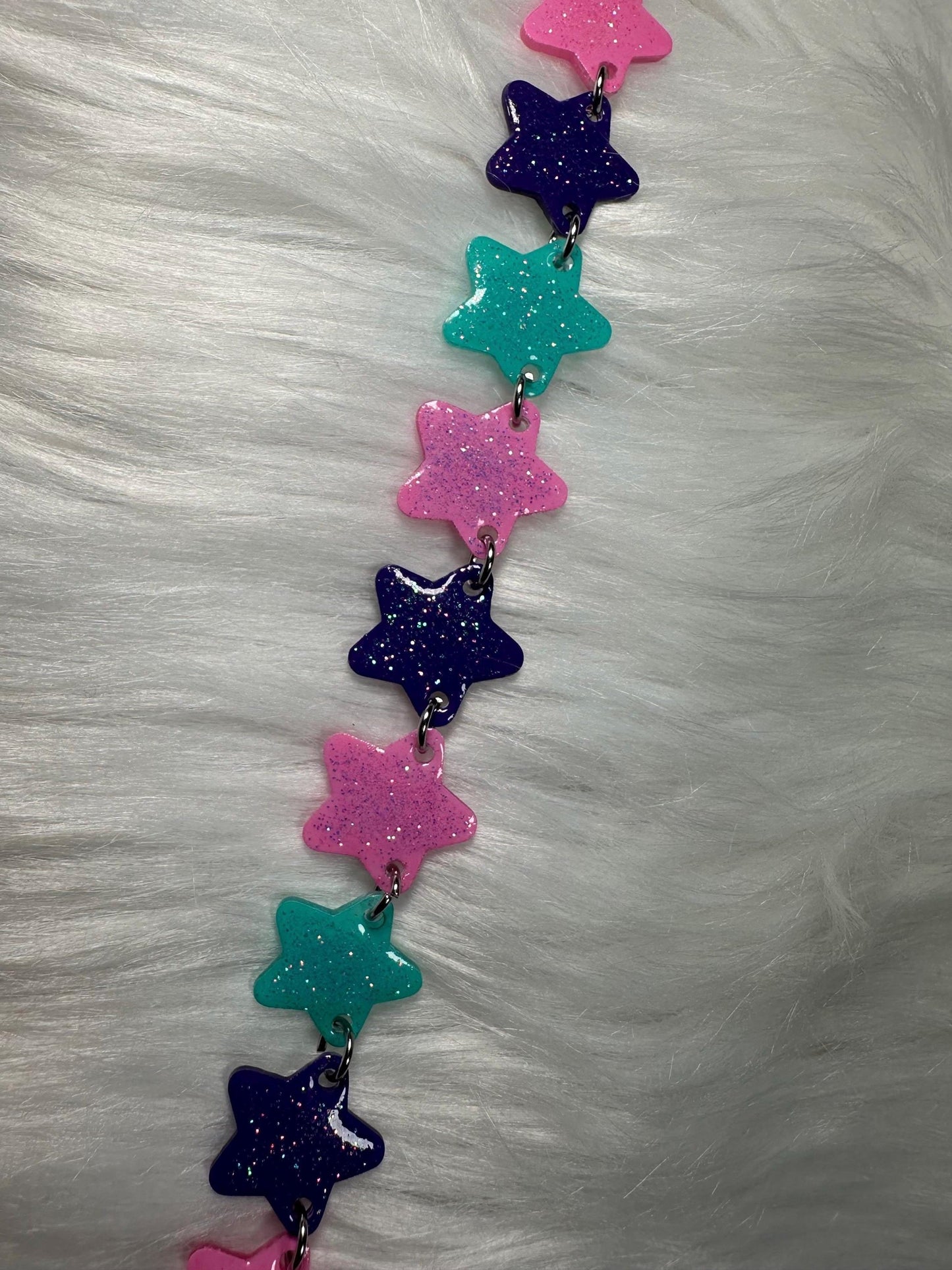 pastel star choker necklace